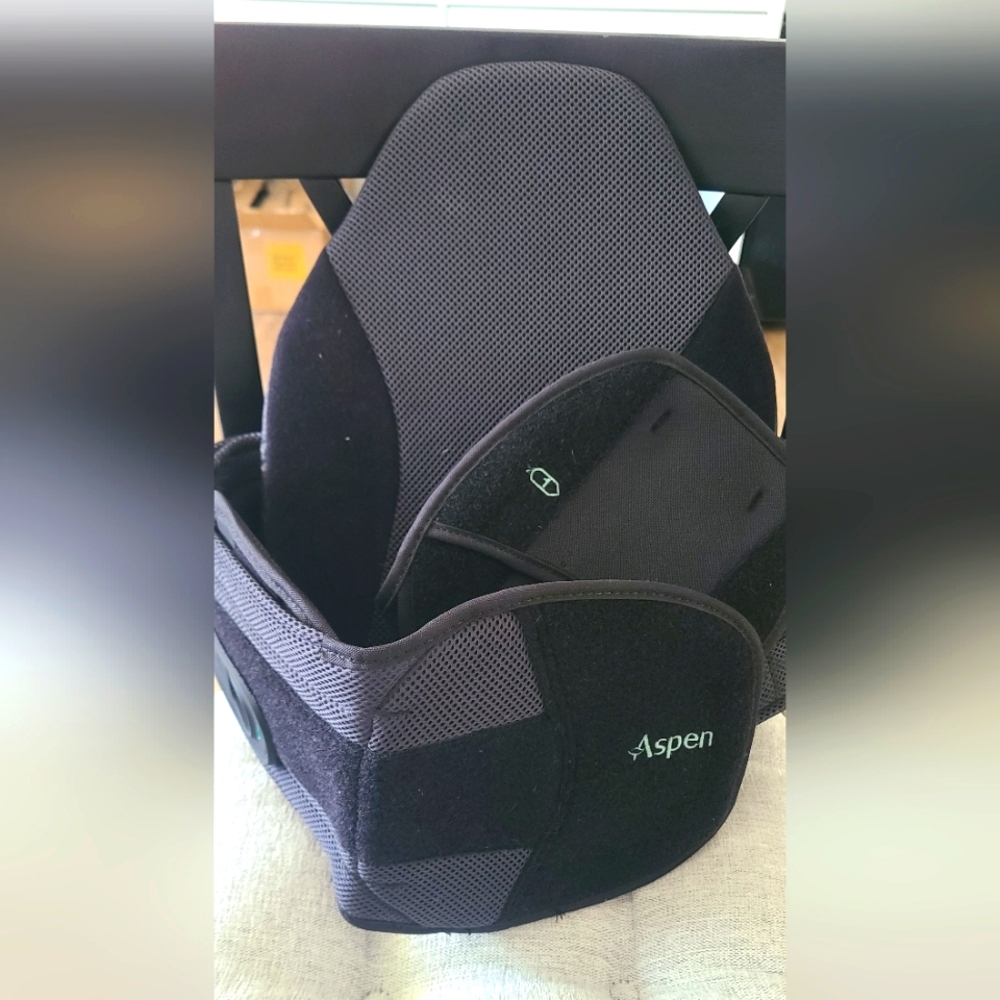 Aspen Black Supportive Back Brace